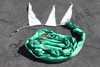 Flags in a sock , white flags only. Birds Off Boats.